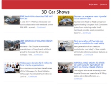 Tablet Screenshot of 3d-car-shows.com
